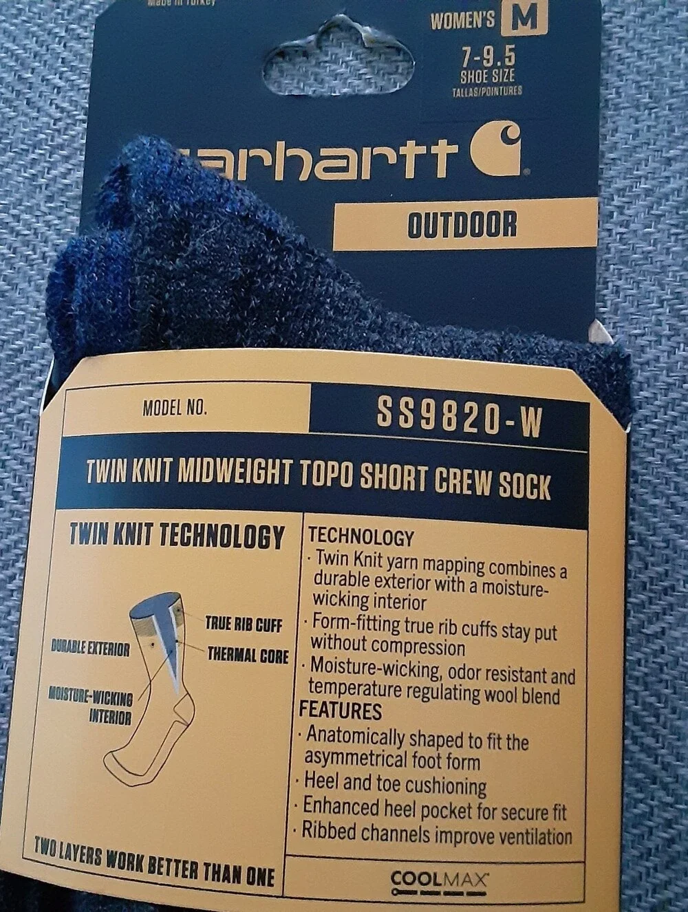 CARHARTT Outdoor Crew Women Socks